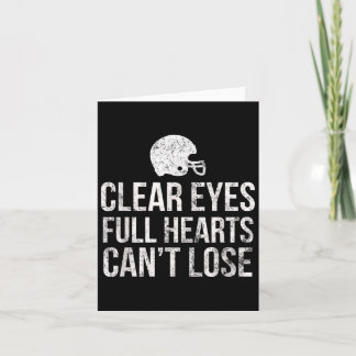 Carte Effacer les yeux Plein coeur ne peut pas perdre Fo