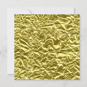 Carte Effet de feuille d'or personnalisé