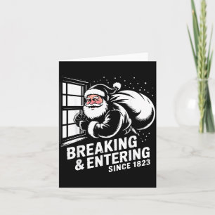 Carte Effraction Depuis 1823 Drôle Mauvais Noël