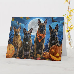 Carte Éffrayant belge de Malinoi Halloween