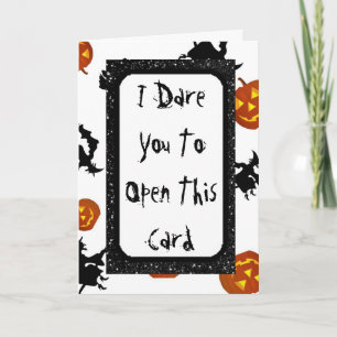 Carte éffrayante de Halloween