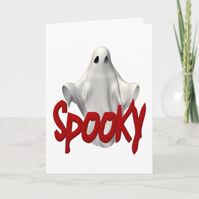 Carte Éffrayante Halloween (Devant)