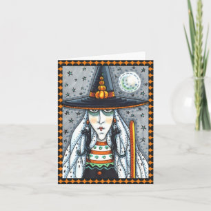 CARTE ÉFFRAYANTE HALLOWEEN WITCH, CARTE DE RECHERC