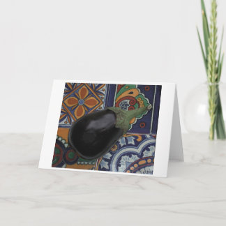 Carte Eggplant on Tiles