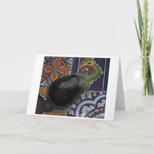 Carte Eggplant on Tiles (Devant)