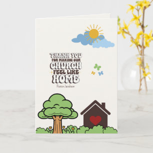 Carte Église comme à la maison Merci pour l'appréciation
