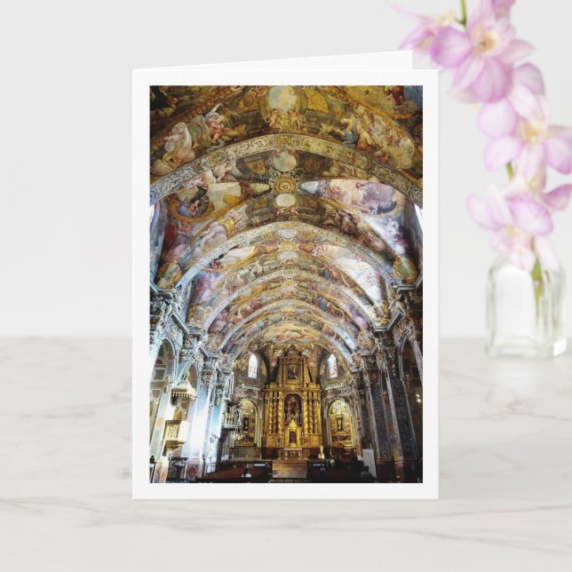 Carte Église de San Nicolás à Valence (Orchidée)