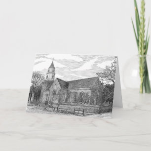 Carte Église paroissiale de Bruton, Williamsburg, la