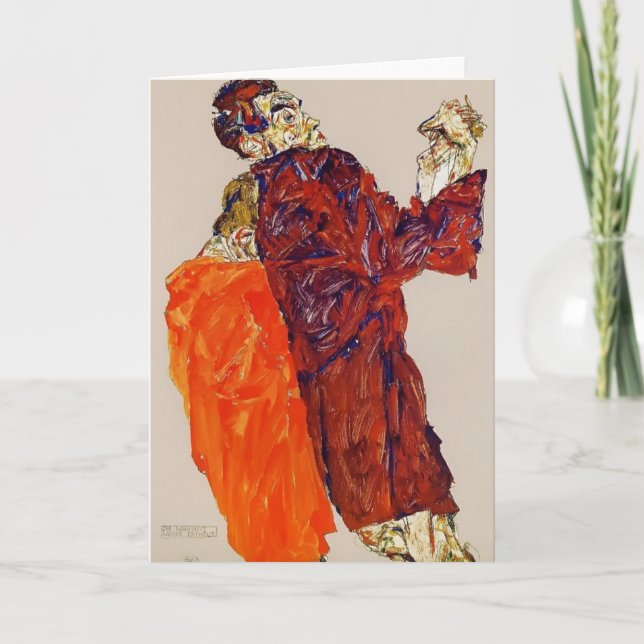 Carte Egon Schiele- la vérité a été indiqué (Devant)