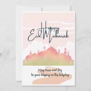 Carte Eid Mubarak pour la fête