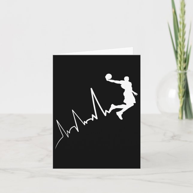 Carte Ekg Fréquence De Bysketbyll Player Heartbeat Dunki (Devant)