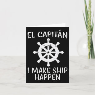 Carte El Capitan Faire Bateau Happen Funny Bateau Casque
