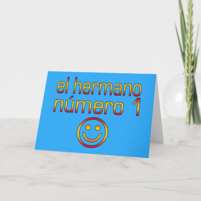 Carte EL Hermano Número 1 - frère du numéro 1 dans (Devant)