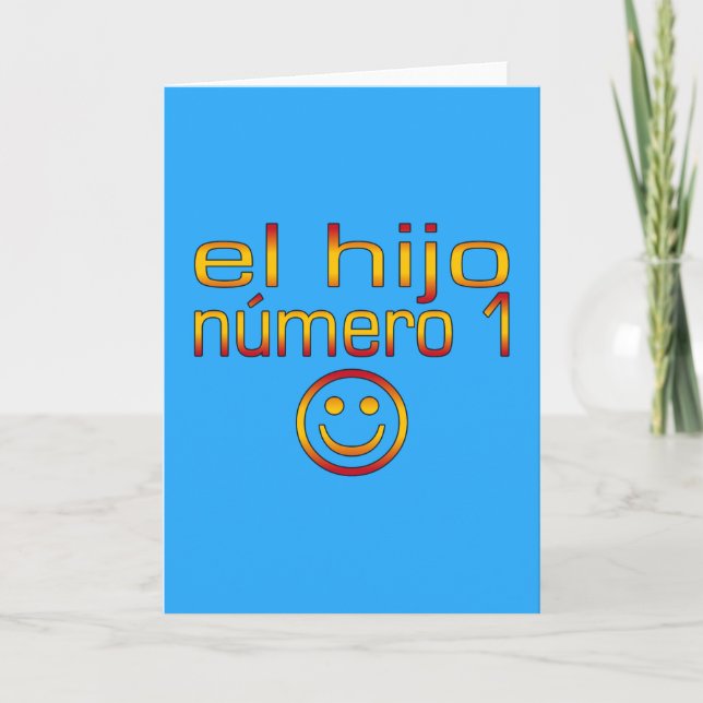 Carte EL Hijo Número 1 - fils du numéro 1 dans (Devant)
