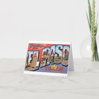 Carte El Paso, Texas Notecard