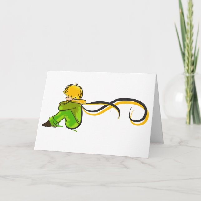 Carte El principito (Devant)