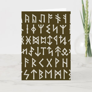 Carte Elder Futhark Runes