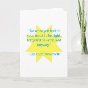 Carte Eleanor Roosevelt cite
