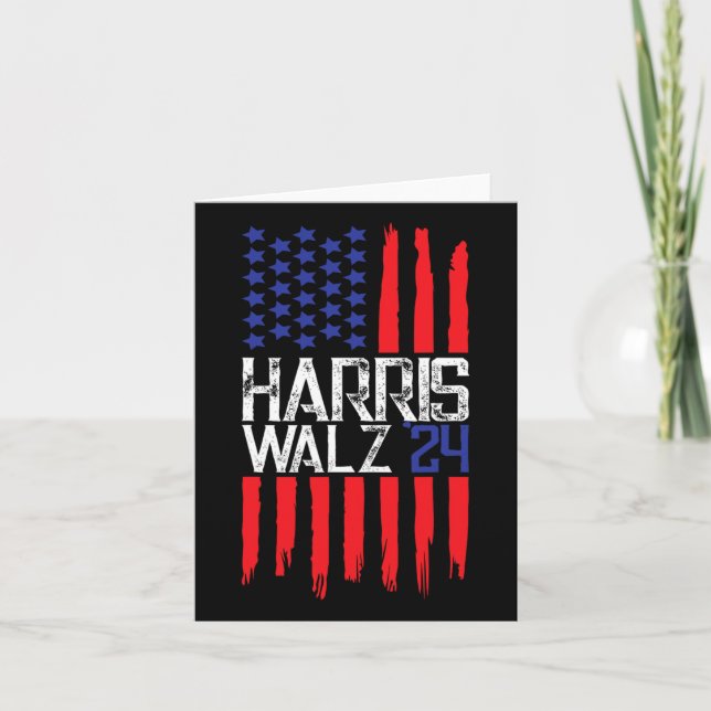 Carte Elect Kamala Harris &amp; Tim Walz 2024 American F (Devant)