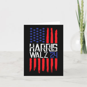 Carte Elect Kamala Harris &amp; Tim Walz 2024 American F