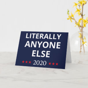 Carte Election 2020, Anti-Trump - N'Importe Qui D'Autre 