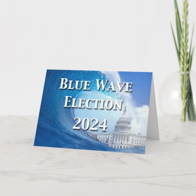 Carte Élection Blue Wave 2024 (Devant)