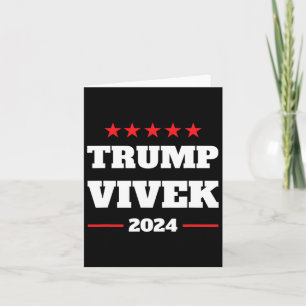 Carte Election Bold Proud Pro Donald Trump Vivek 2024
