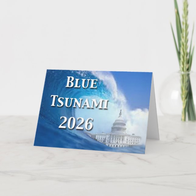 Carte Élection Tsunami Bleu 2026 (Devant)
