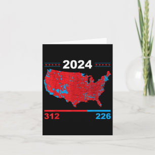 Carte électorale Trump 312 Red Résultats des élect