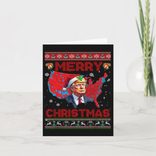 Carte électorale Trump Joyeux Noël Père Noël H
