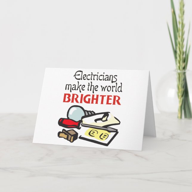 Carte Électricien (Devant)