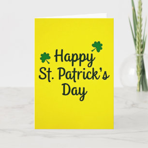 Carte électrique jaune St Patrick