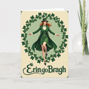 Carte Élégance Émeraude Irlandaise