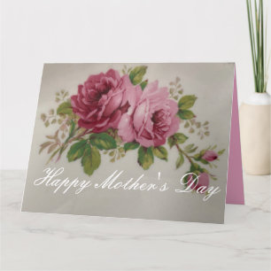 Carte Élégance rose