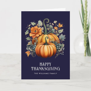 Carte Élégant Bon thanksgiving photo