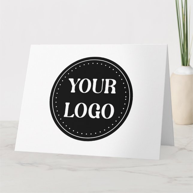 Carte élégant, contemporain, poli et personnalisable (Devant)