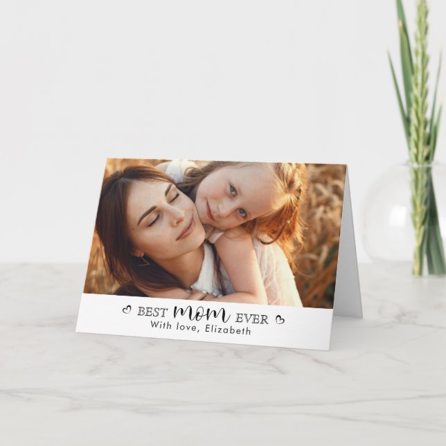 Carte Élégant Créez votre propre fête des mères (Devant)