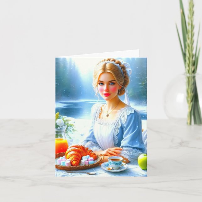 Carte Élégant et Rempli d’Émotion -  (Devant)