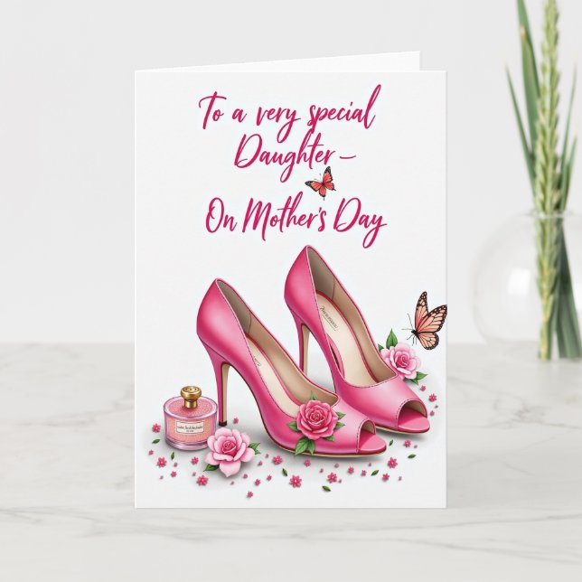Carte Elegant Heels Mothers Day Card (Devant)