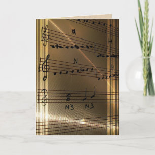 Carte Elégant professeur de musique Haydn Citation