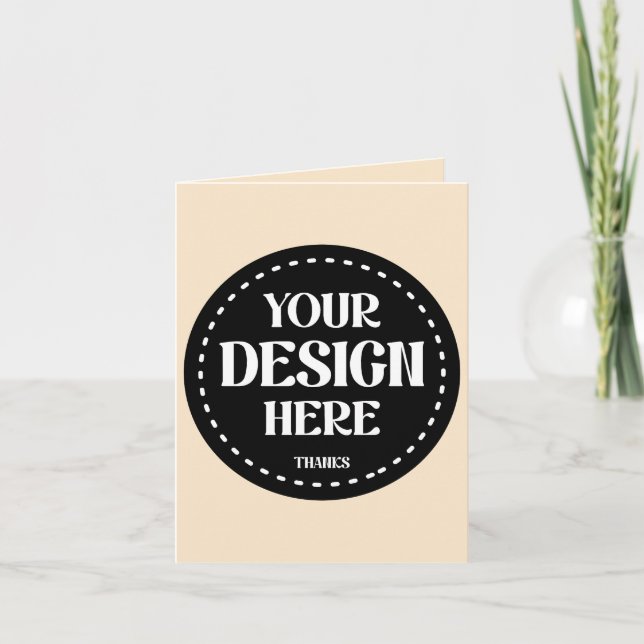 Carte Élégant, raffiné, élancé et minimaliste (Devant)
