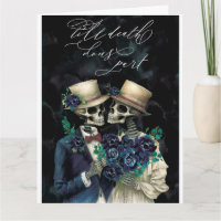 Elégant Skeleton Eucalyptus Halloween Anniversaire