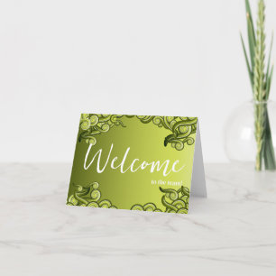 Carte Élégante bienvenue personnalisée dans l'équipe