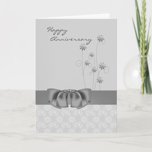 Carte élégante d'anniversaire - Usage général (Devant)