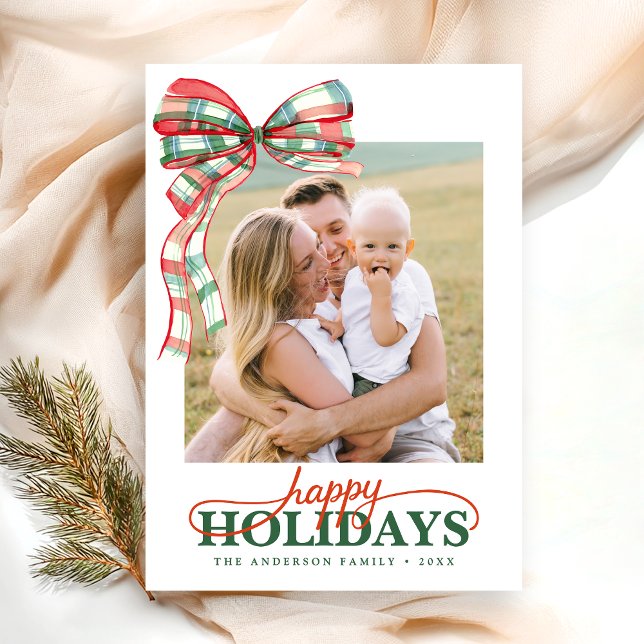 Carte élégante de fêtes avec écriture moderne (Créateur téléchargé)