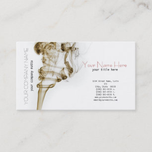 Carte élégante de fumée de danse