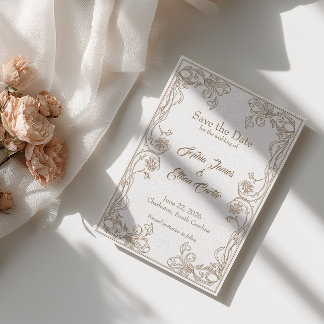 Carte Élégante de Mise à Jour de Date – Filigrane