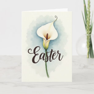 Carte élégante de printemps à motif floral