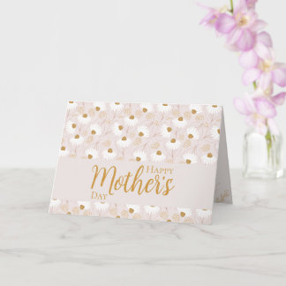 Carte élégante et délicate pour la fête des mères 
