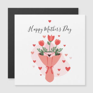 Carte Élégante et Simple pour la Fête des Mères